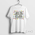 Officials Deck The Halls And Not Your Co Worker Christmas Lights Graphic Premium T Shirts Hoodie, Sweatshirt
