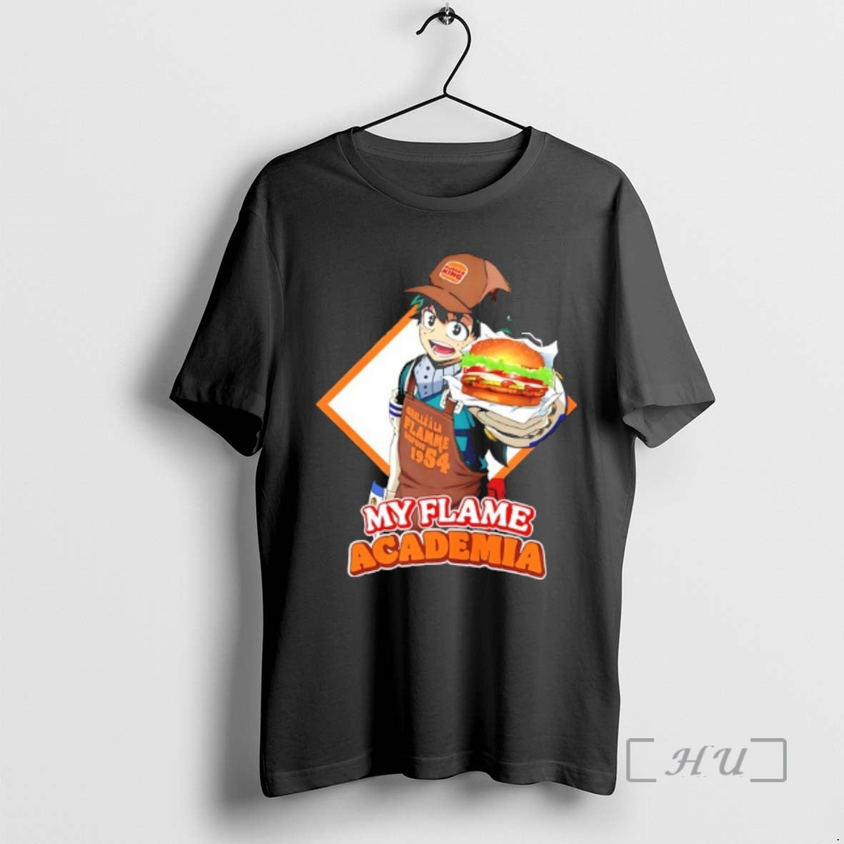 Officials Deku Burger King My Flame Academia T-Shirts, Hoodie, Sweatshirt | InkRitualCo.com