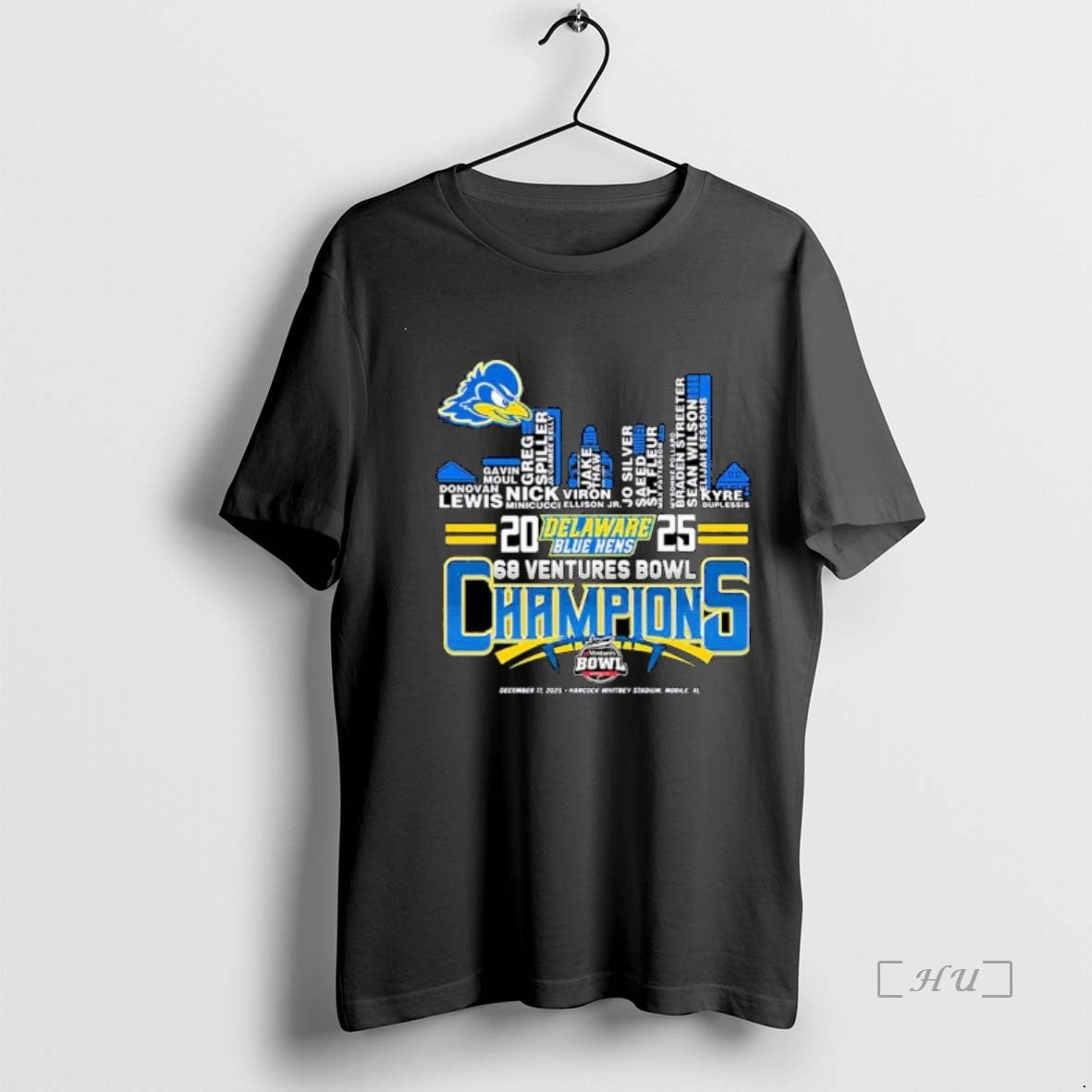 Officials Delaware Blue Hens 2025 Bowl Champions Ornaments T-Shirts, Hoodie, Sweatshirt | InkRitualCo.com
