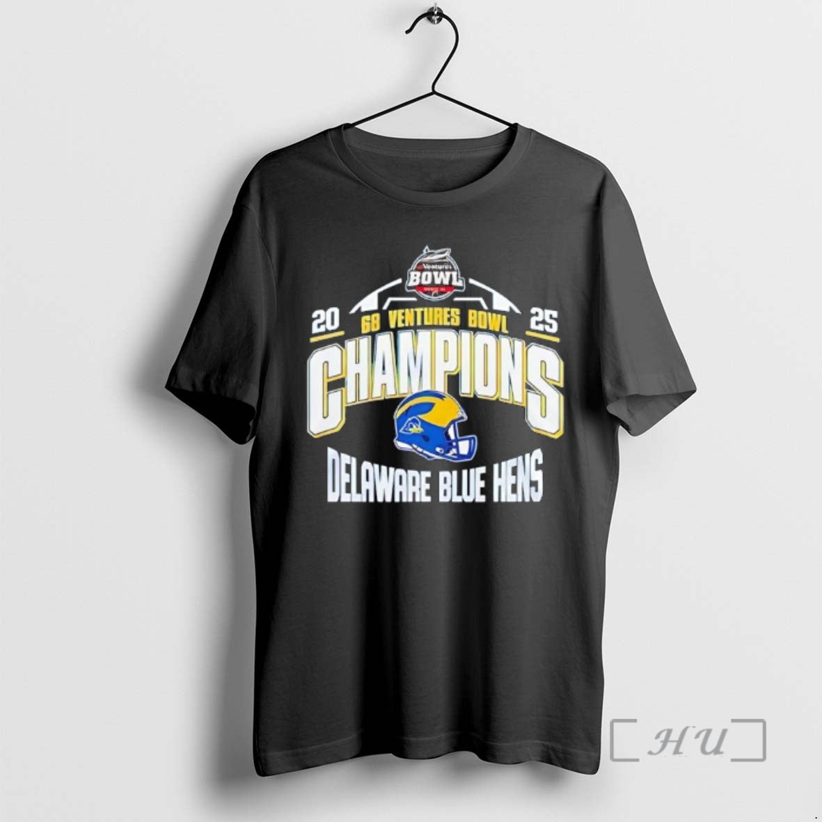 Officials Delaware Blue Hens 68 Ventures Bowl Champions 2025 Helmet T-Shirts, Hoodie, Sweatshirt | InkRitualCo.com