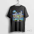 Officials Delaware Blue Hens Skyline Players Name 2025 68 Ventures Bowl Champions Premium T Shirts Hoodie, Sweatshirt