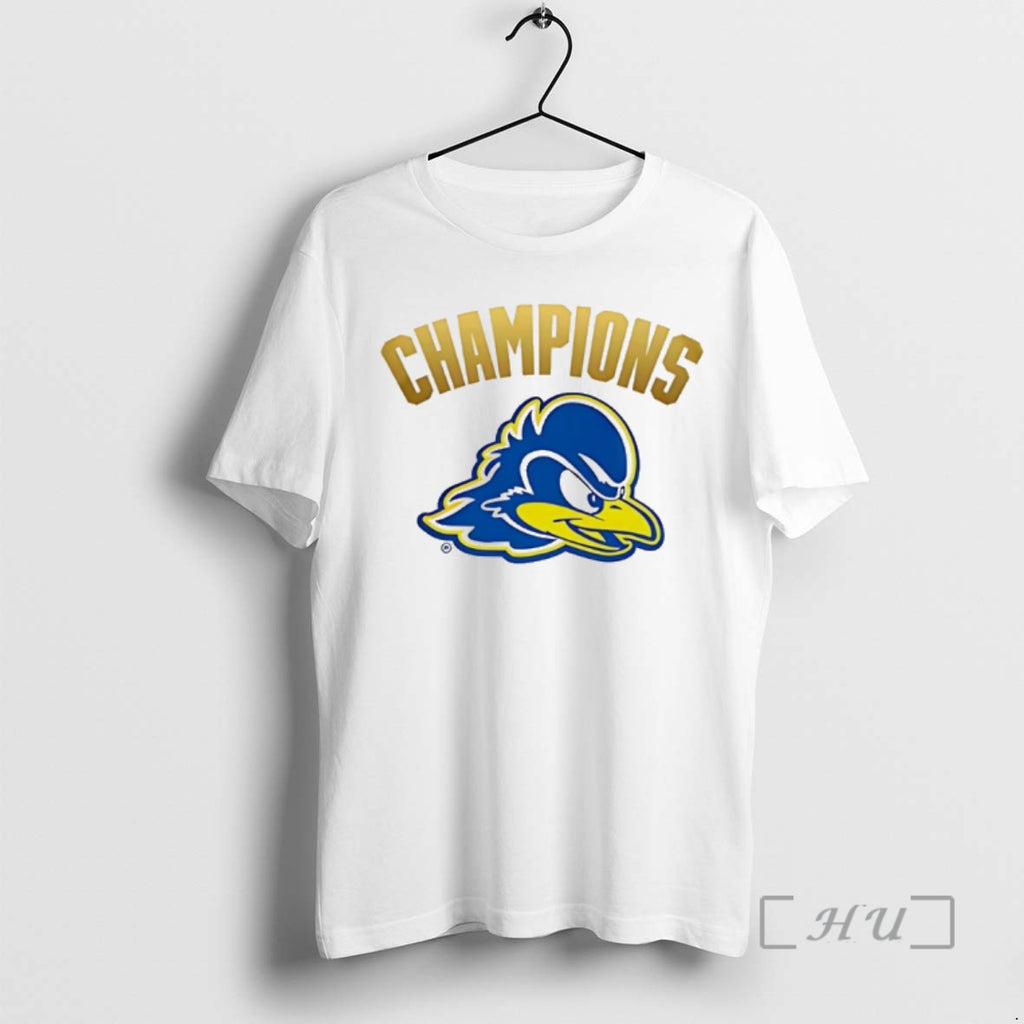 Officials Delaware Fightin Blue Hens Football 68 Ventures Bowl Champions 2025 Logo Premium T Shirts Hoodie, Sweatshirt