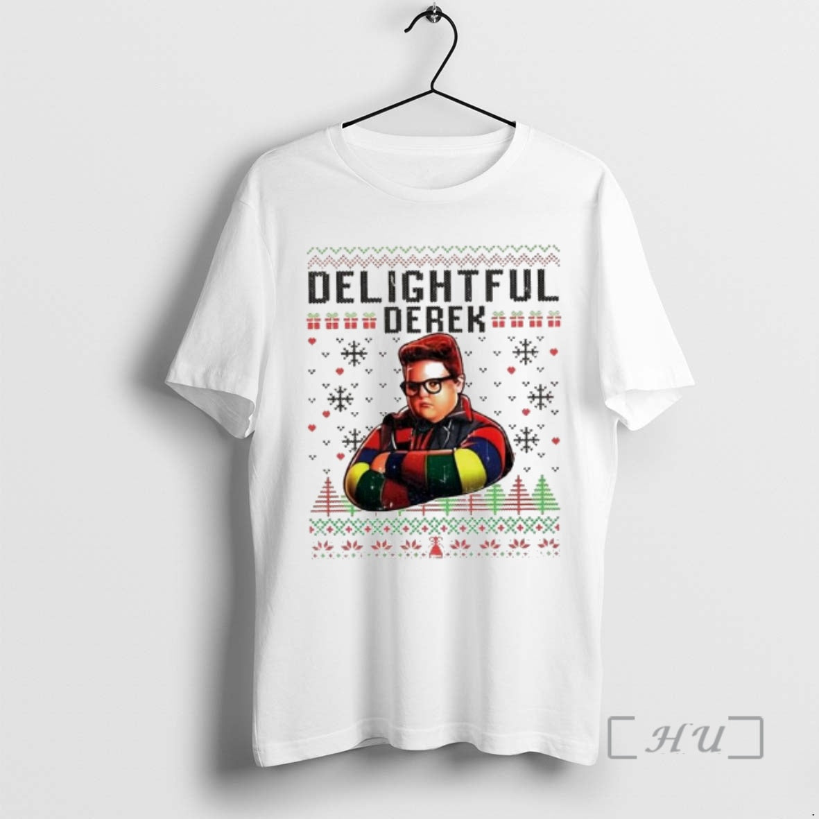 Officials Delightful Derek Ugly Christmas Ornaments T-Shirts, Hoodie, Sweatshirt | InkRitualCo.com