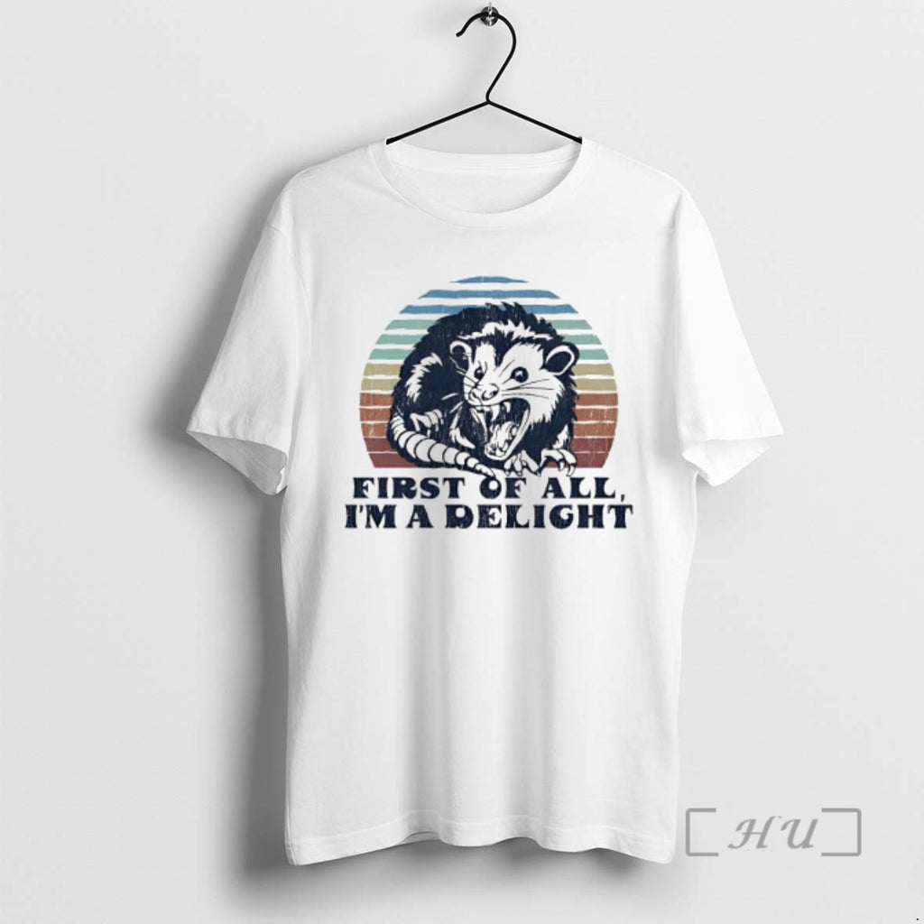Officials Delightful Unhinged Possum Vintage Graphic T-Shirts, Hoodie, Sweatshirt | InkRitualCo.com