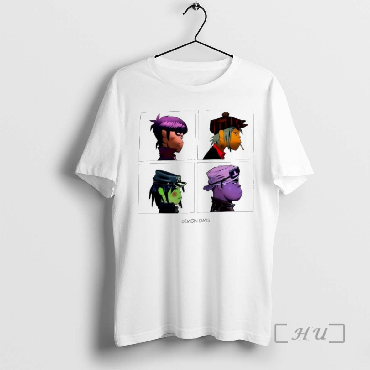 Officials Demon Days Gorillaz Band Four Animated Members Graphic T-Shirts, Hoodie, Sweatshirt | InkRitualCo.com