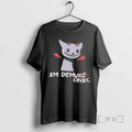 Officials Demure Demonic Cat Night T-Shirts, Hoodie, Sweatshirt | InkRitualCo.com