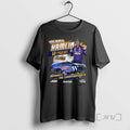 Officials Denny Hamlin Checkered Flag Sports 2025 South Point 400 Race Winner Signature T-Shirts, Hoodie, Sweatshirt