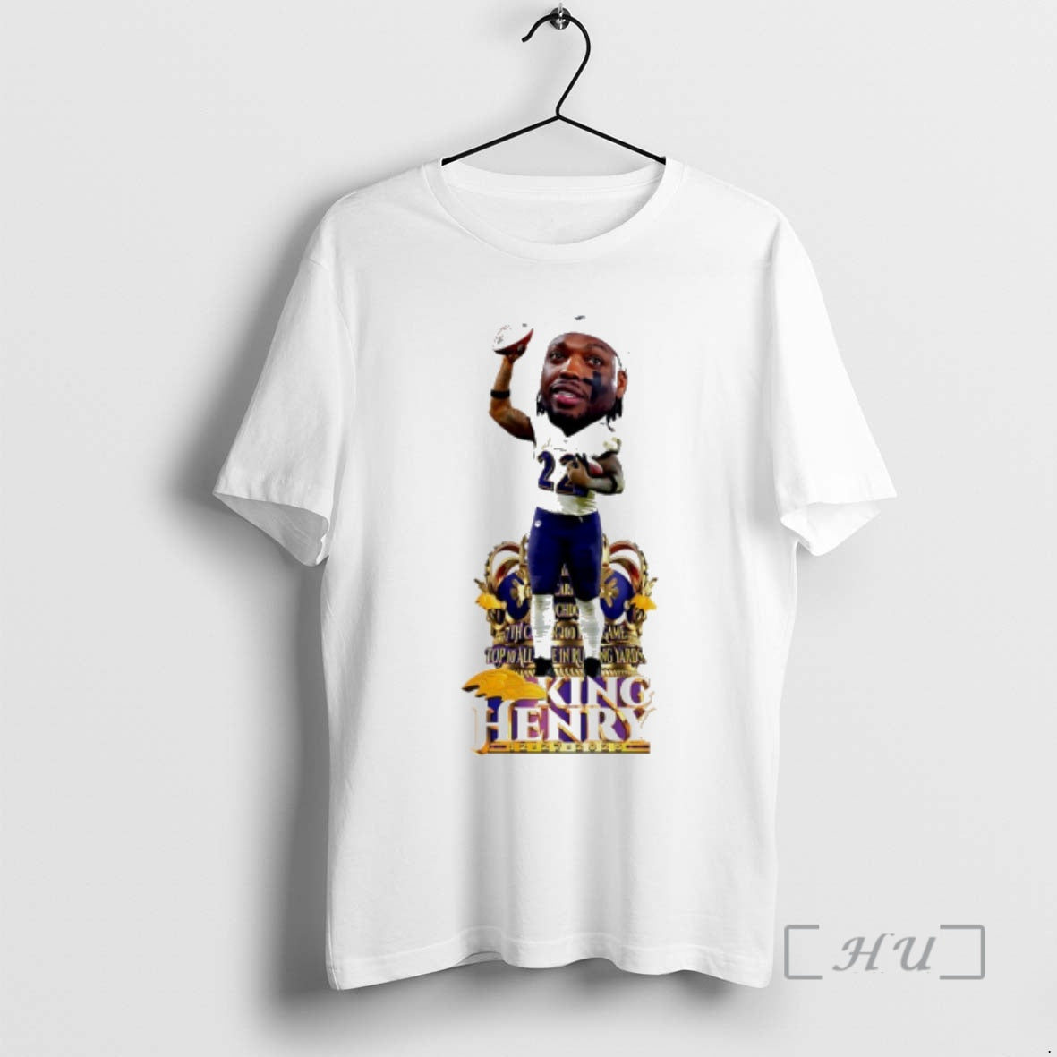 Officials Derrick Henry Baltimore Ravens Historic Night Caricature T-Shirts, Hoodie, Sweatshirt | InkRitualCo.com