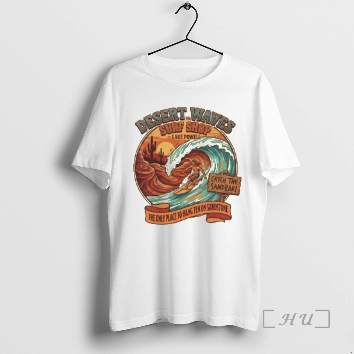 Officials Desert Waves Surf Shop Catch The Sandbar T-Shirts, Hoodie, Sweatshirt | InkRitualCo.com