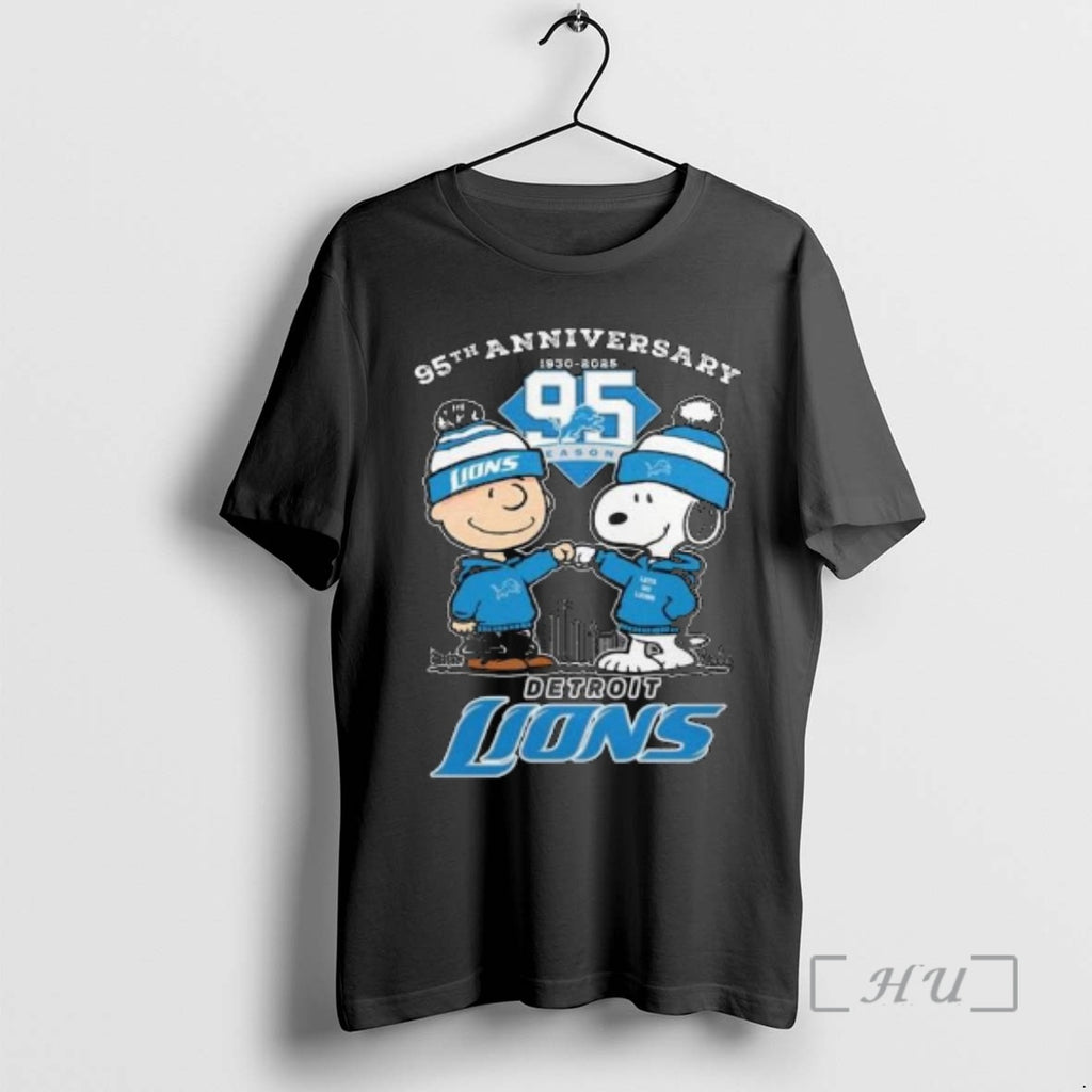 Officials Detroit Lions 95th Anniversary 2025 One Pride Circle Black T-Shirts, Hoodie, Sweatshirt | InkRitualCo.com