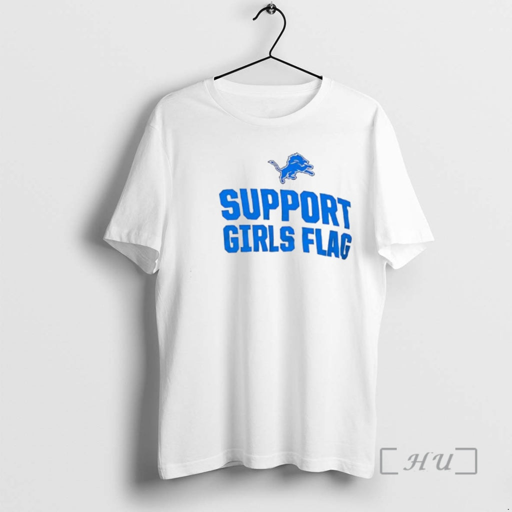 Officials Detroit Lions Hometown Support Girls Flag T-Shirts, Hoodie, Sweatshirt | InkRitualCo.com
