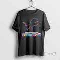 Officials Detroit Lions Football Whatever Color Cancer Sucks Logo Colors T-Shirts, Hoodie, Sweatshirt | InkRitualCo.com