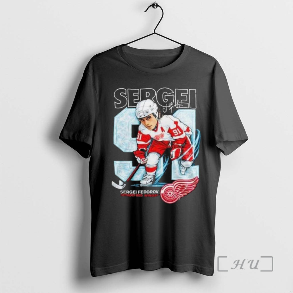 Officials Detroit Red Wings Sergei Fedorov Night 2026 Celebration T-Shirts, Hoodie, Sweatshirt | InkRitualCo.com