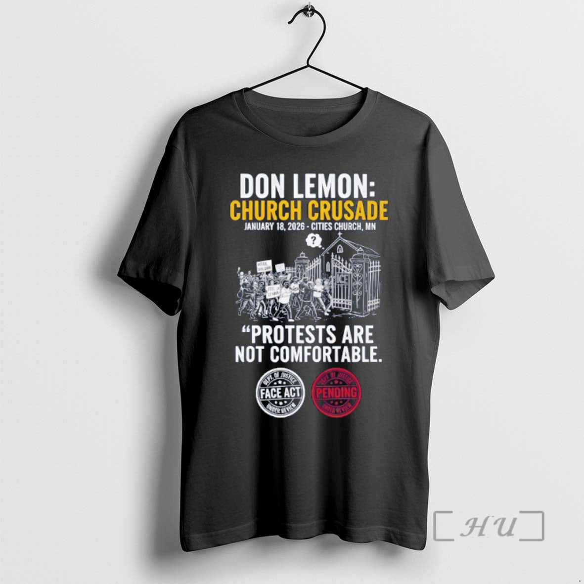 Officials Don Lemon Church Crusade Protest Are Not Comfortable Face Act Premium T Shirts Sweater Hoodie, Sweatshirt