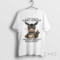 Officials Donkey I Dont Have A Short Temper I Have A Quick Reaction To Bullshit T-Shirts, Hoodie, Sweatshirt