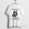 Officials Donkey I Rolled My Eyes So Hard I Checked Out My Own Ass Premium T-Shirts, Hoodie, Sweatshirt | InkRitualCo.com