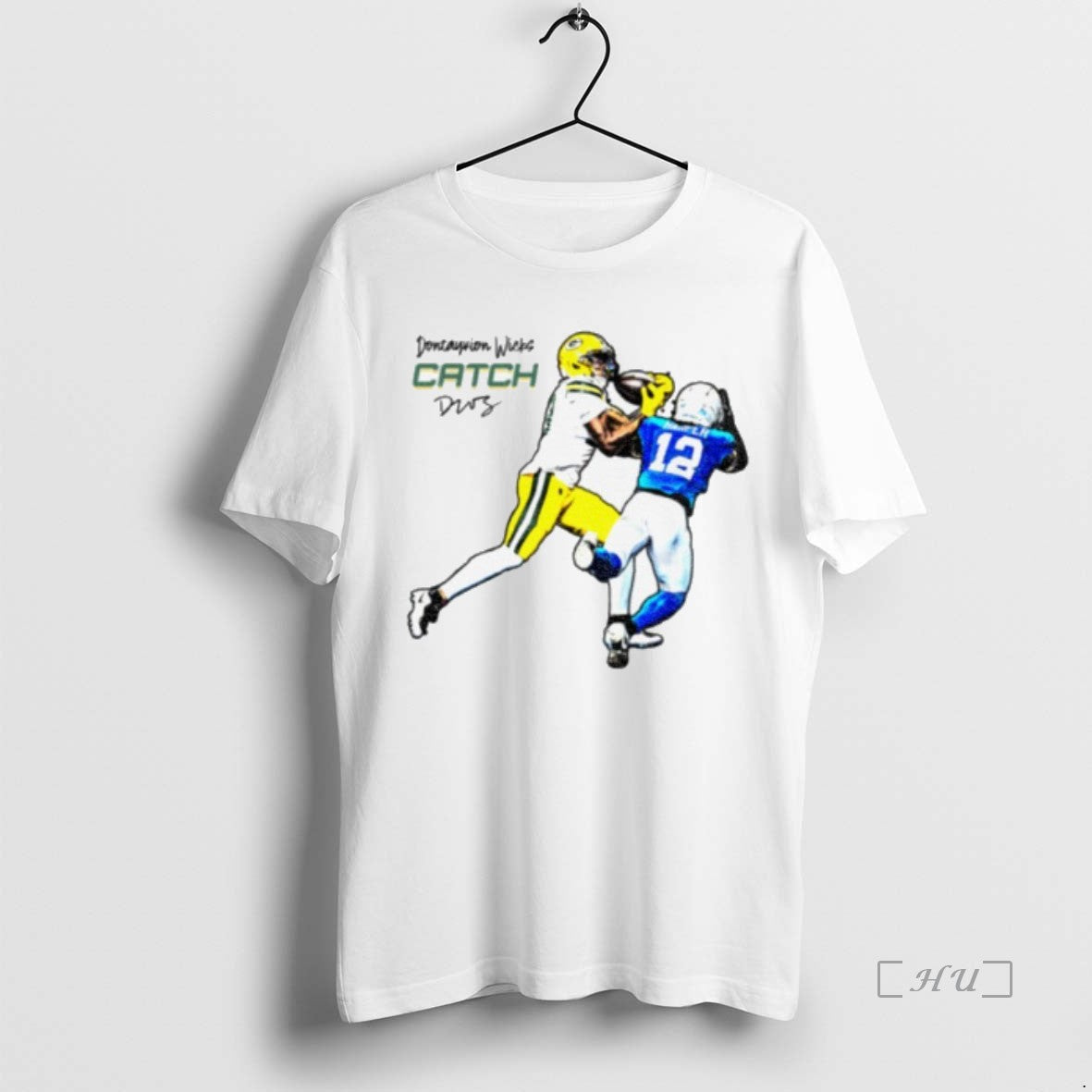 Officials Dontayvion Wicks Catch Green Bay Packers Vs Lions Detroit Signature Premium T Shirts Sweater Hoodie, Sweatshirt