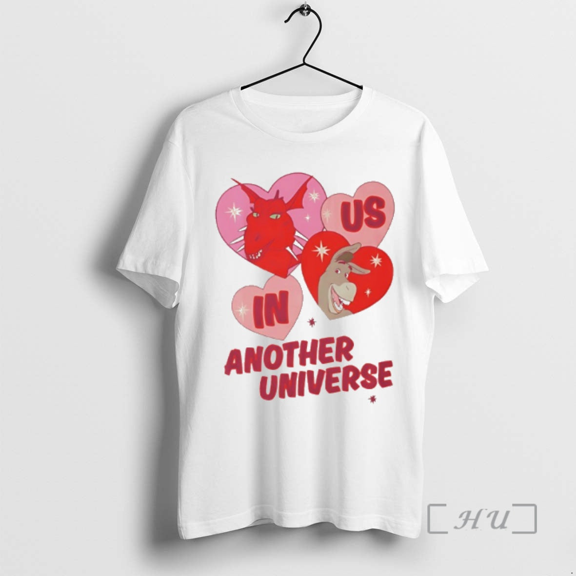 Officials Dragon And Donkey Is In Another Universe Heart Valentines T-Shirts, Hoodie, Sweatshirt | InkRitualCo.com