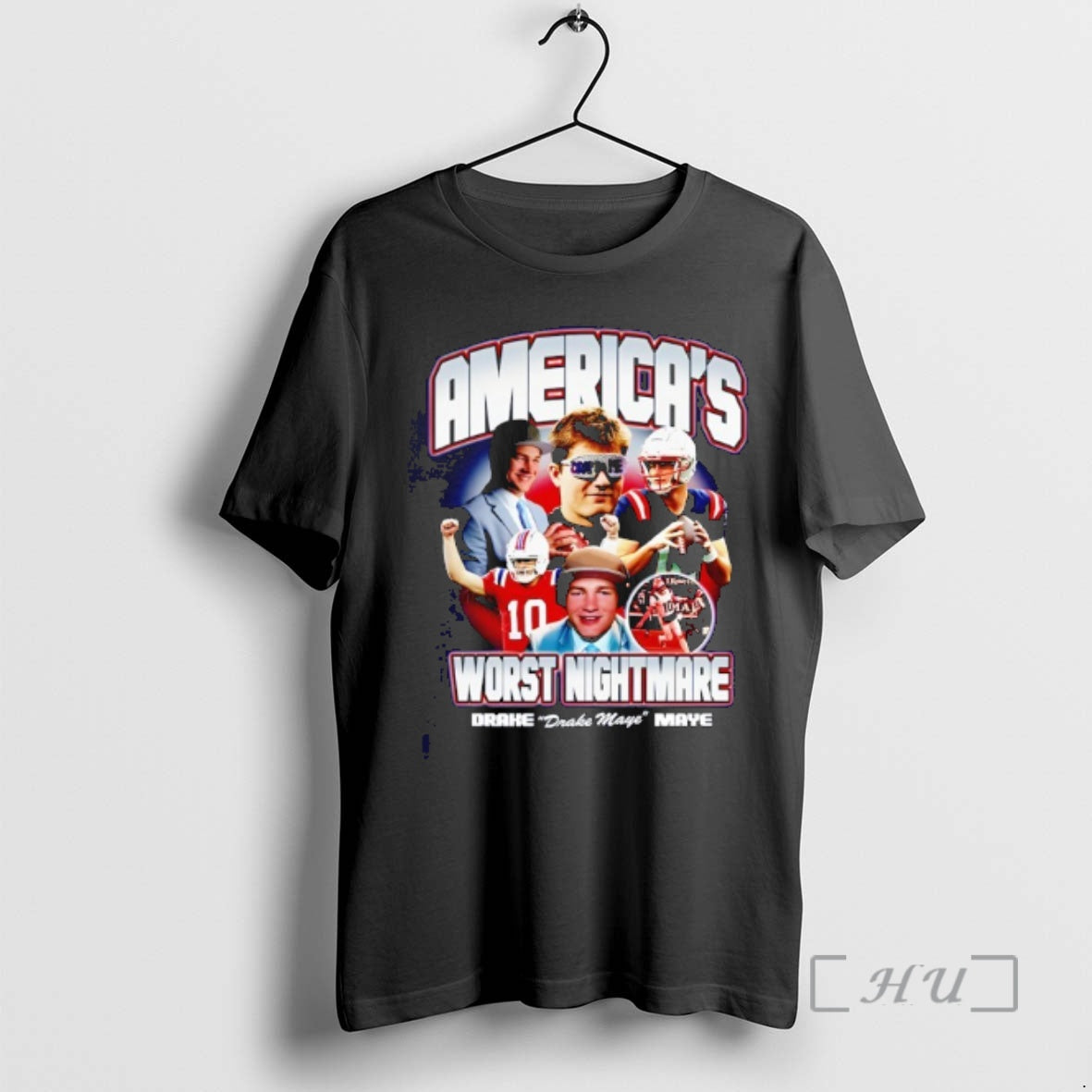 Officials Drake Maye Americas Worst Nightmare T-Shirts, Hoodie, Sweatshirt | InkRitualCo.com