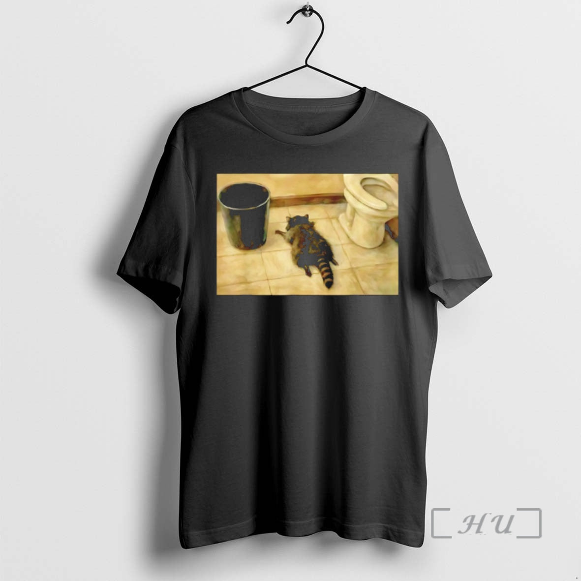 Officials Drunk Raccoon Passes Out In Bathroom Meme T-Shirts, Hoodie, Sweatshirt | InkRitualCo.com