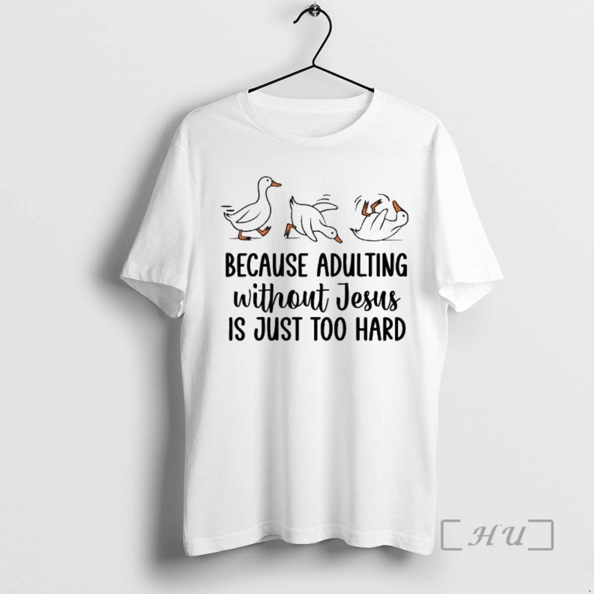 Officials Duck Because Adulting Without Jesus Is Just Too Hard T-Shirts, Hoodie, Sweatshirt | InkRitualCo.com