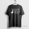 Officials Duck Sorry Im Late His Timing Not Mine T-Shirts, Hoodie, Sweatshirt | InkRitualCo.com