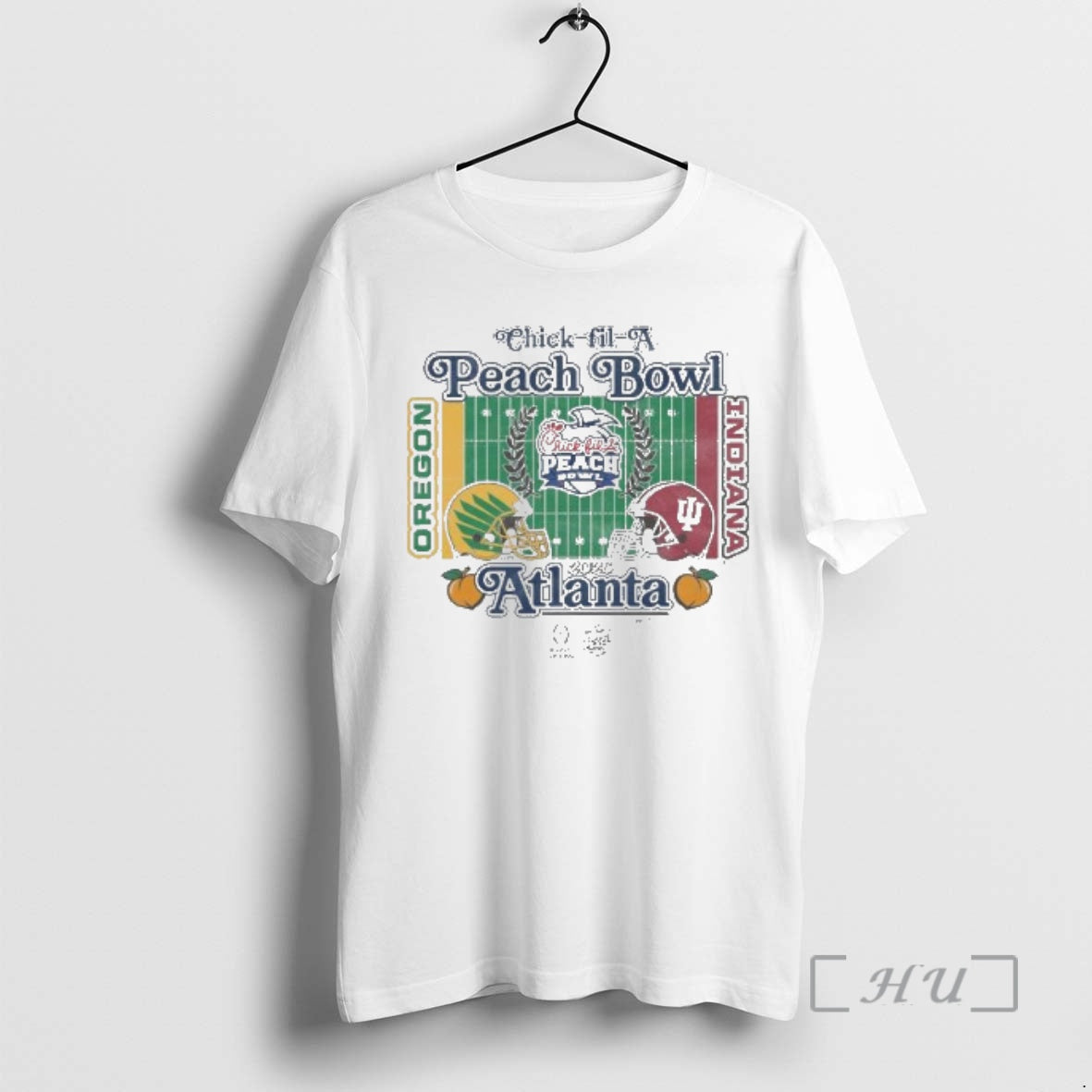 Officials Ducks Vs Hoosiers 2026 Chick Fil A Peach Bowl 2 Team Jan 9th 2026 T-Shirts, Hoodie, Sweatshirt | InkRitualCo.com
