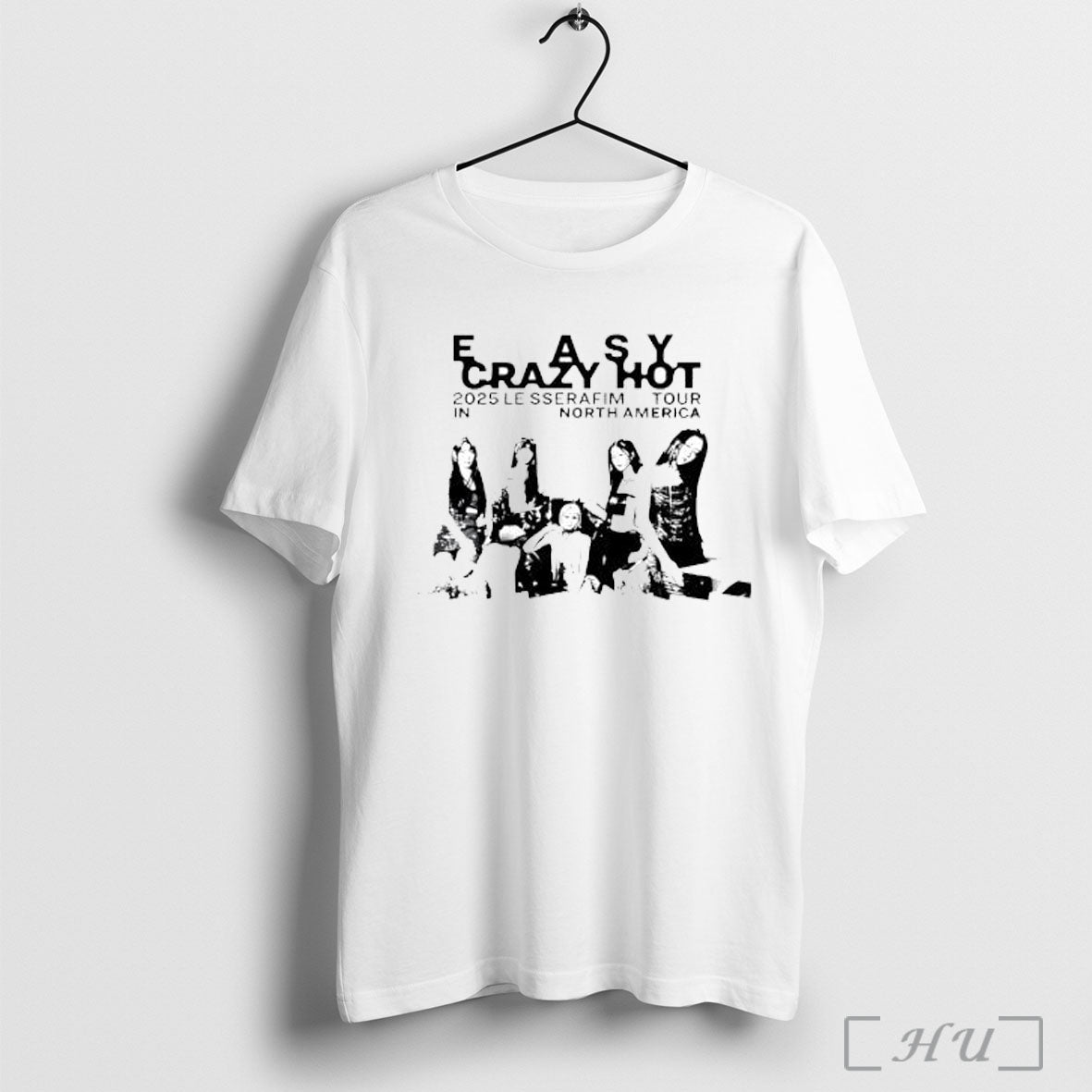 Officials Easy Crazy Hot 2025 Le Sserafim Tour In North America Posters White T-Shirts, Hoodie, Sweatshirt | InkRitualCo.com