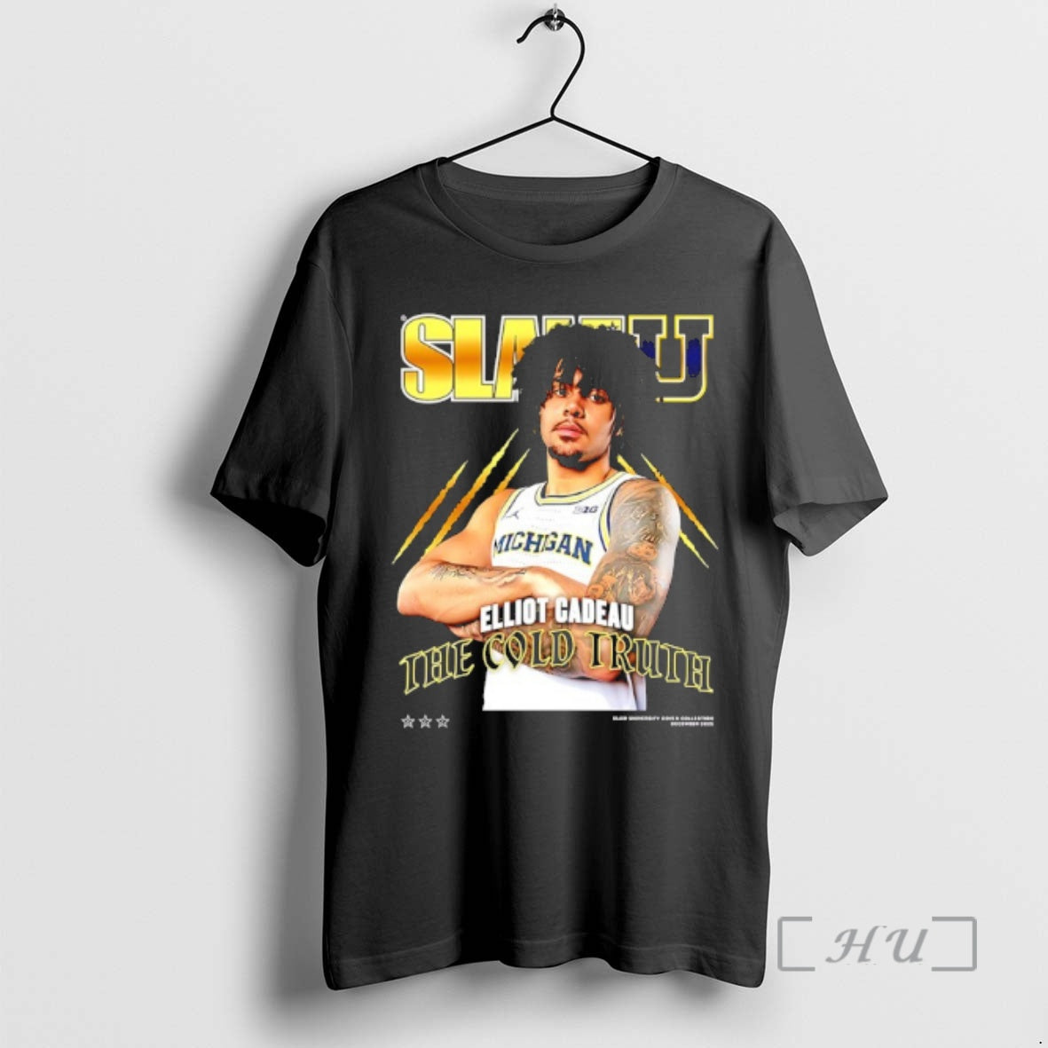 Officials Elliot Cadeau The Cold Truth Michigan Wolverines Slamu T-Shirts, Hoodie, Sweatshirt | InkRitualCo.com