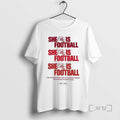 Officials Emeka Egbuka Buccaneers She Is Football Est 2025 Circle White Premium T Shirts Sweater Hoodie, Sweatshirt
