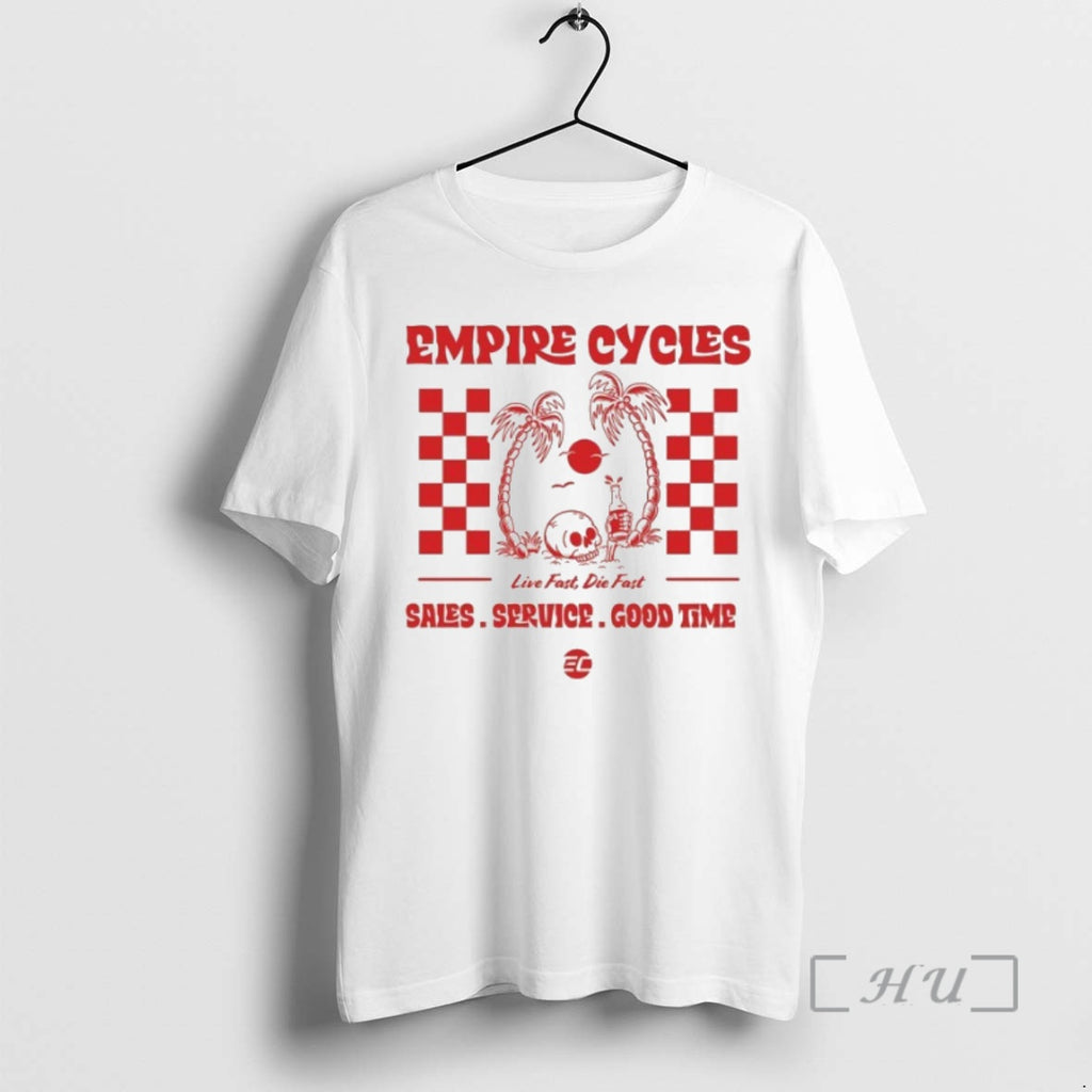 Officials Empire Cycles Live Fast Die Fast Skull T-Shirts, Hoodie, Sweatshirt | InkRitualCo.com
