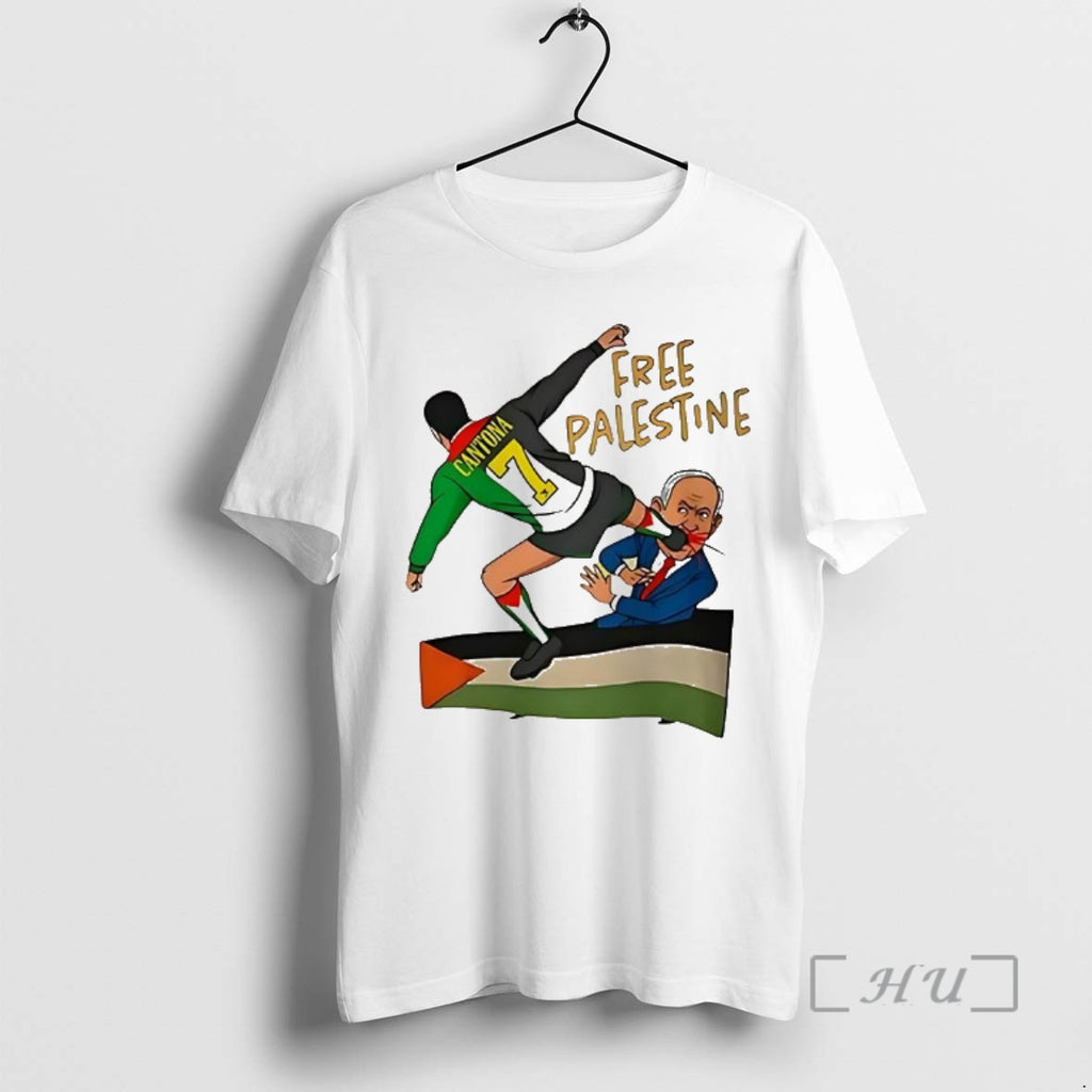 Officials Eric Cantona Kung Fu Benjamin Netanyahu Free Palestine Meme T-Shirts, Hoodie, Sweatshirt | InkRitualCo.com