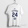 Officials Estrada 24 Back To Back Champs World Champions T-Shirts, Hoodie, Sweatshirt | InkRitualCo.com