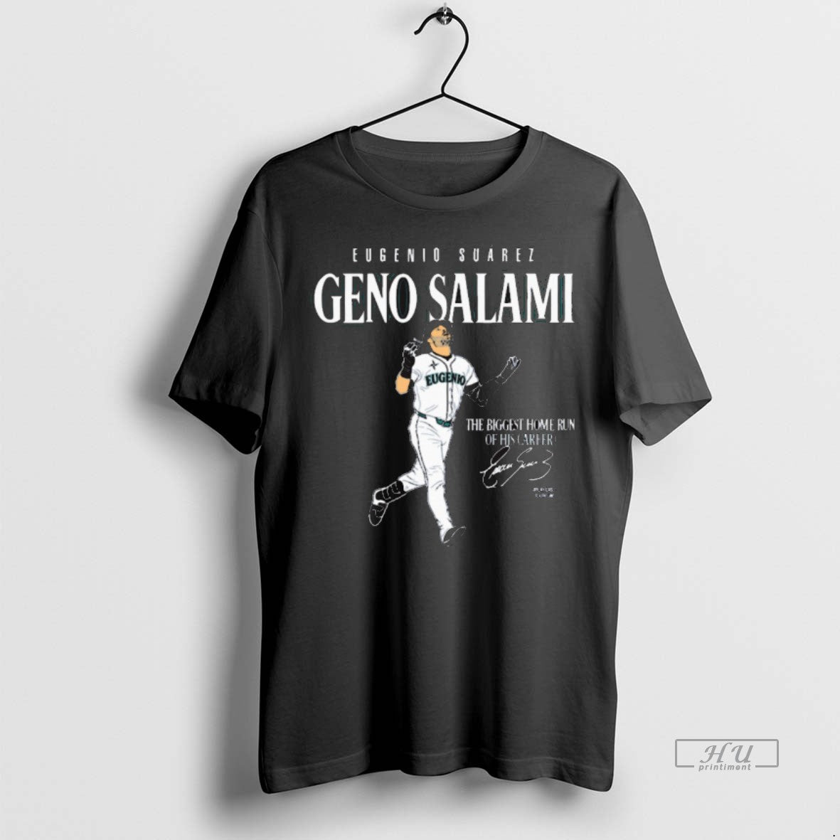 Officials Eugenio Suarez Geno Salami The Biggest Home Run Of His Career Seattle Mariners Mlb T-Shirts, Hoodie, Sweatshirt