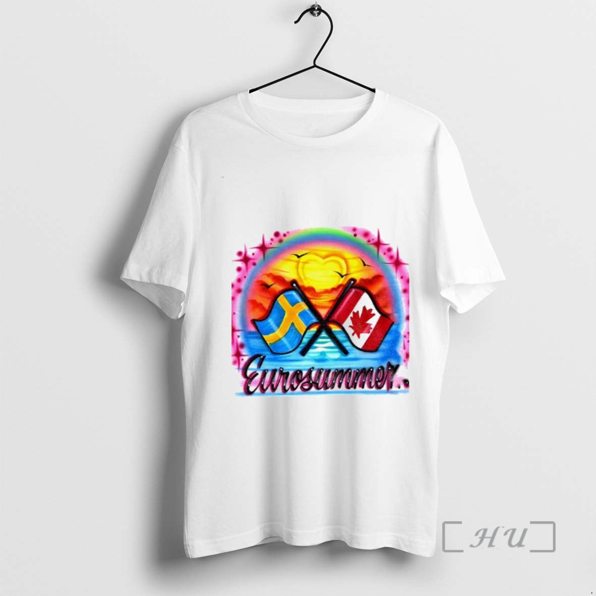 Officials Eurosummer Sweden And Canada Flags Vintage T-Shirts, Hoodie, Sweatshirt | InkRitualCo.com