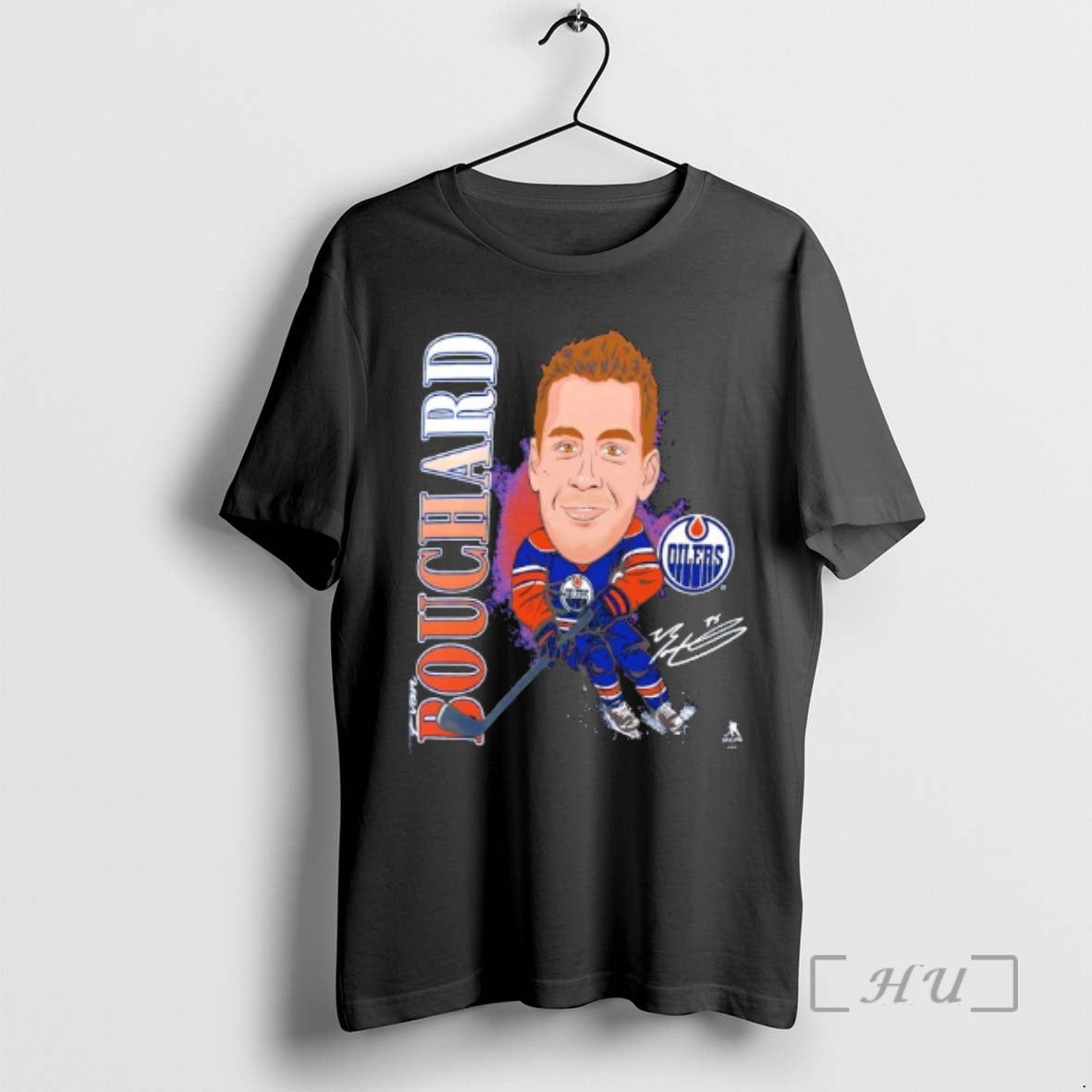 Officials Evan Bouchard Edmonton Oilers Player Action Signature T-Shirts, Hoodie, Sweatshirt | InkRitualCo.com