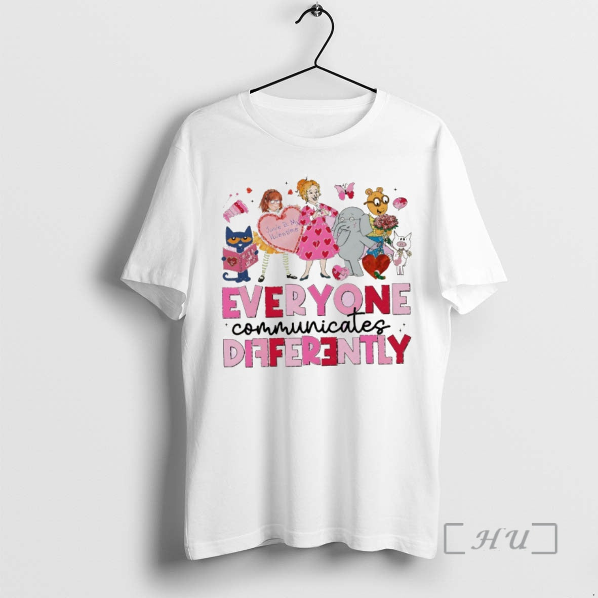Officials Everyone Communicate Differently Children Book Valentines Day T-Shirts, Hoodie, Sweatshirt | InkRitualCo.com