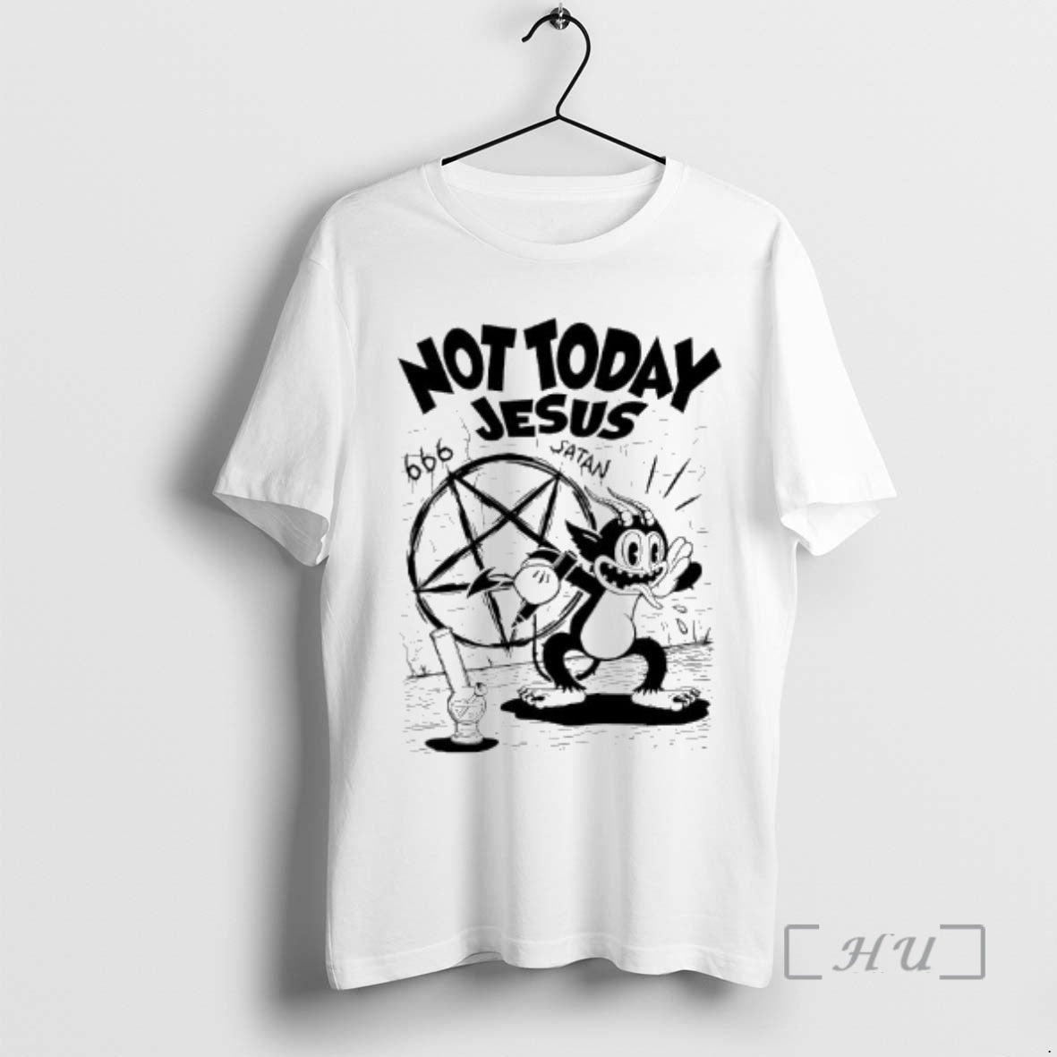 Officials Evil Devil Not Today Jesus T-Shirts, Hoodie, Sweatshirt | InkRitualCo.com