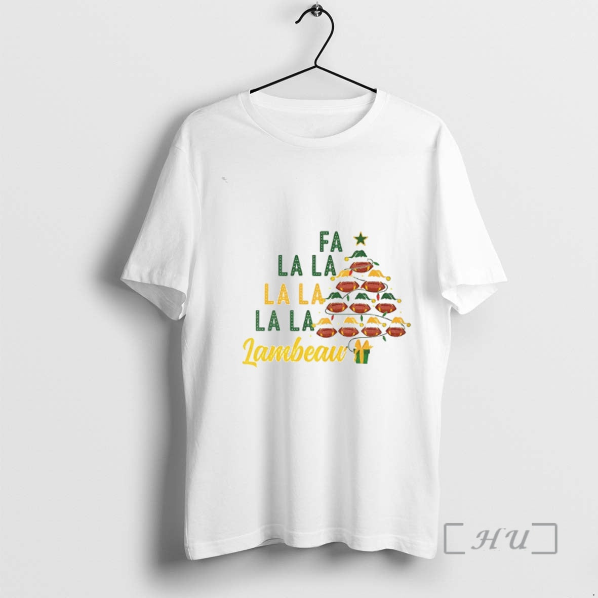 Officials Fa La La La La Lambeau Christmas Tree Green Bay Packers Football Christmas Premium T-Shirts, Hoodie, Sweatshirt