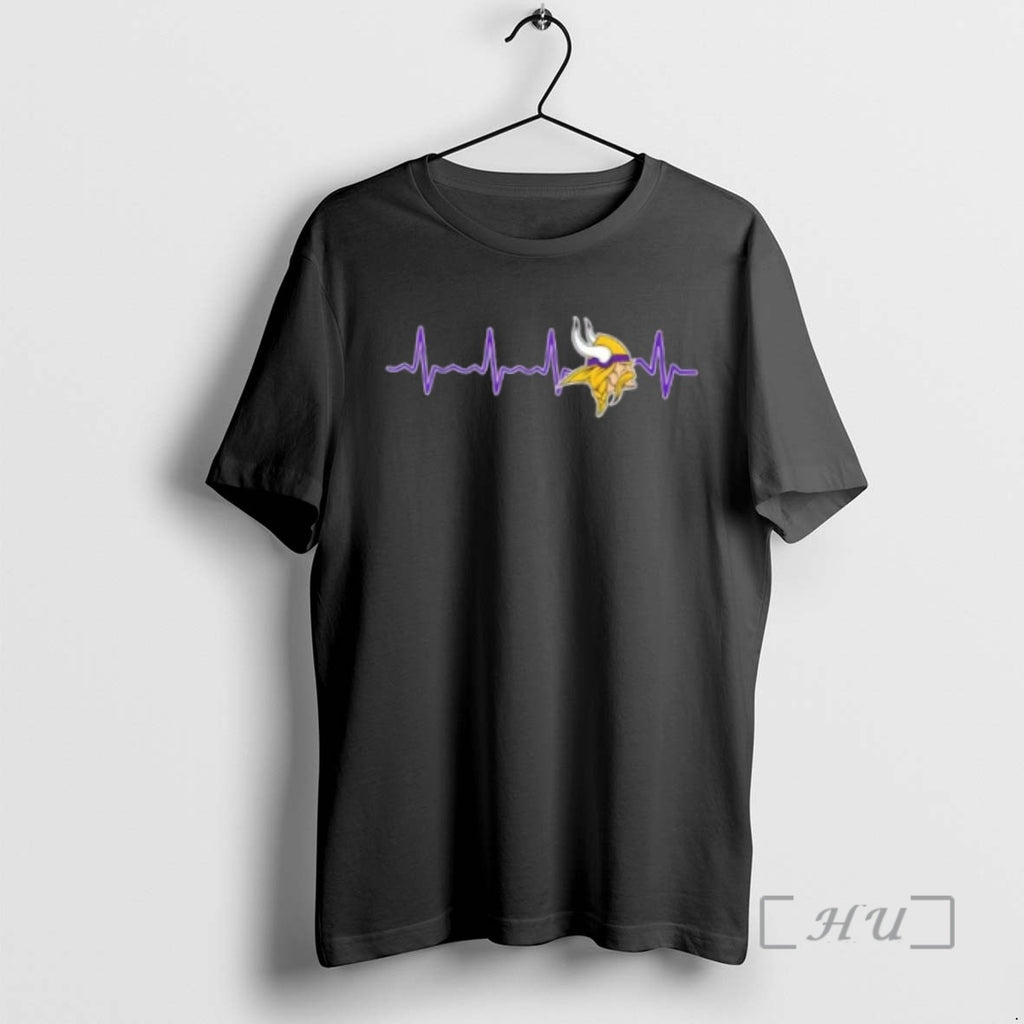 Officials Fans Heartbeat Love Minnesota Vikings Football T-Shirts, Hoodie, Sweatshirt | InkRitualCo.com