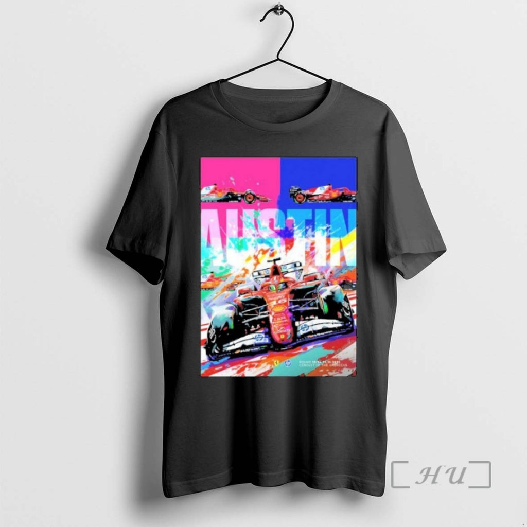 Officials Ferrari F1 At Austin In Circuit Of The Americas Tx On October 19 2025 T-Shirts, Hoodie, Sweatshirt