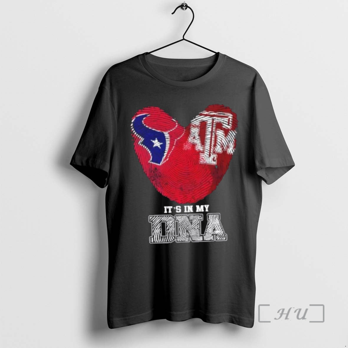 Officials Fingerprints Houston Texans X Texas Am Aggies Its In My Dna Premium T Shirts Hoodie, Sweatshirt | InkRitualCo.com