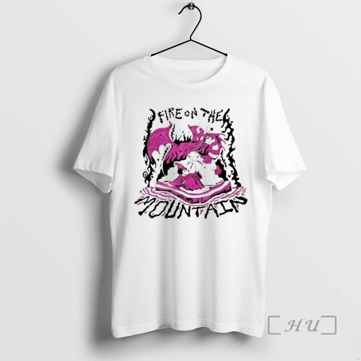 Officials Fire On The Mountain Wizard And Dragon Graphic T-Shirts, Hoodie, Sweatshirt | InkRitualCo.com