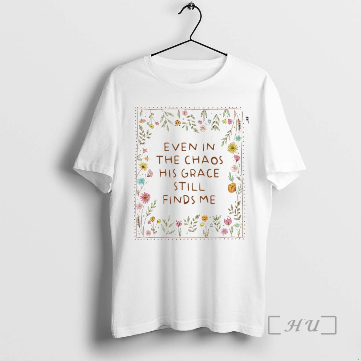 Officials Floral Even In The Chaos His Grace Still Finds Me Premium T Shirts Sweater Hoodie, Sweatshirt | InkRitualCo.com