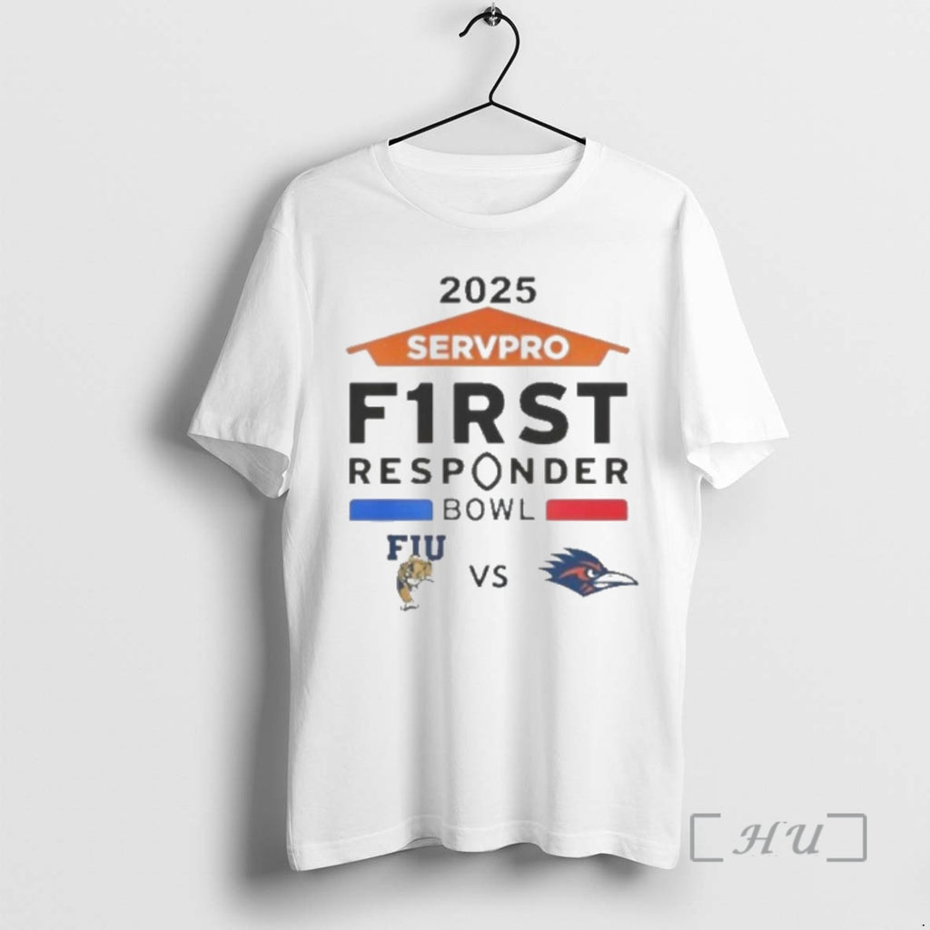 Officials Florida International Vs Utsa Roadrunners 2025 Servpro First Responder Bowl Premium T Shirts Sweater Hoodie,...