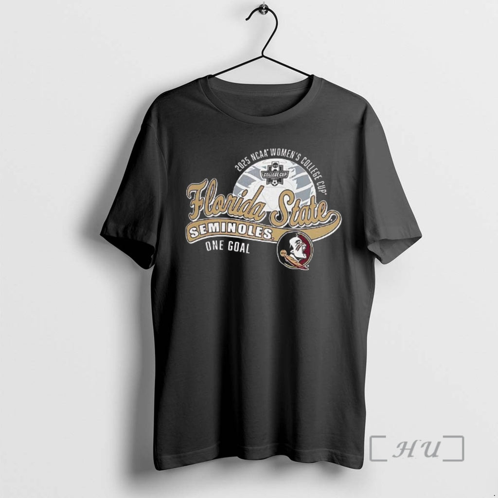 Officials Florida State Seminoles One Goal 2025 Ncaa Womens College Cup Premium T Shirts Sweater Hoodie, Sweatshirt