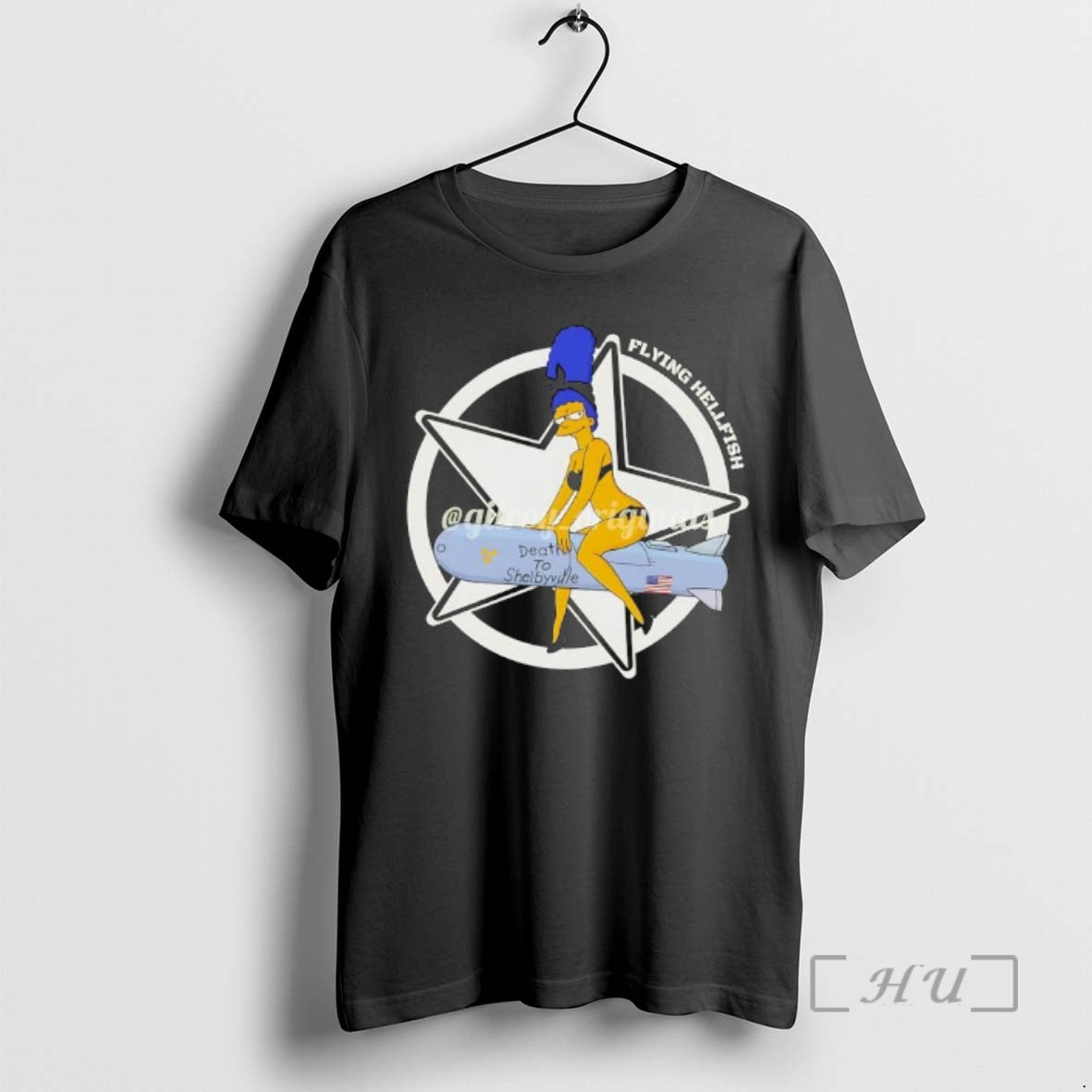 Officials Flying Hellfish Death To Shelbyville Graphic T-Shirts, Hoodie, Sweatshirt | InkRitualCo.com