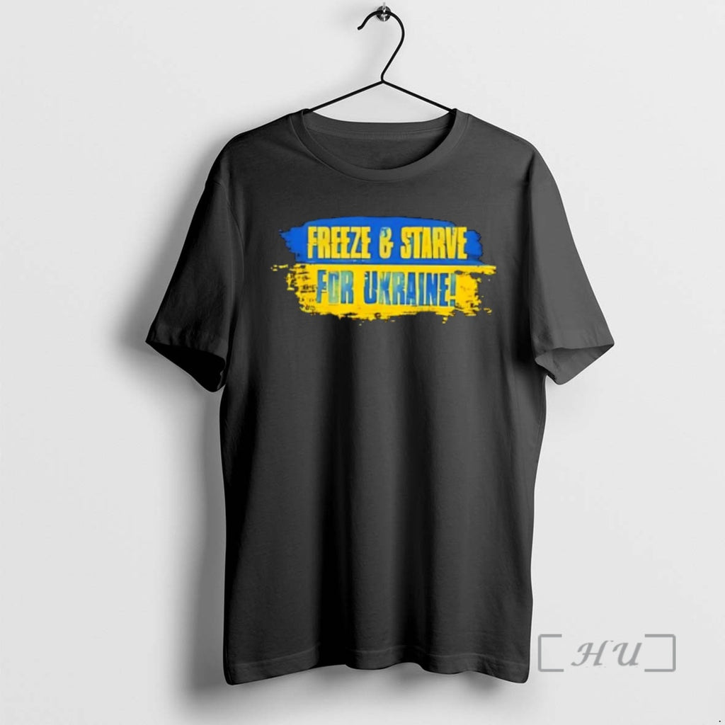 Officials Freeze And Starve For Ukraine T-Shirts, Hoodie, Sweatshirt | InkRitualCo.com