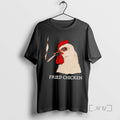Officials Fried Chicken Smoking Rooster Head Hand Drawn Sketch Graphic T-Shirts, Hoodie, Sweatshirt | InkRitualCo.com