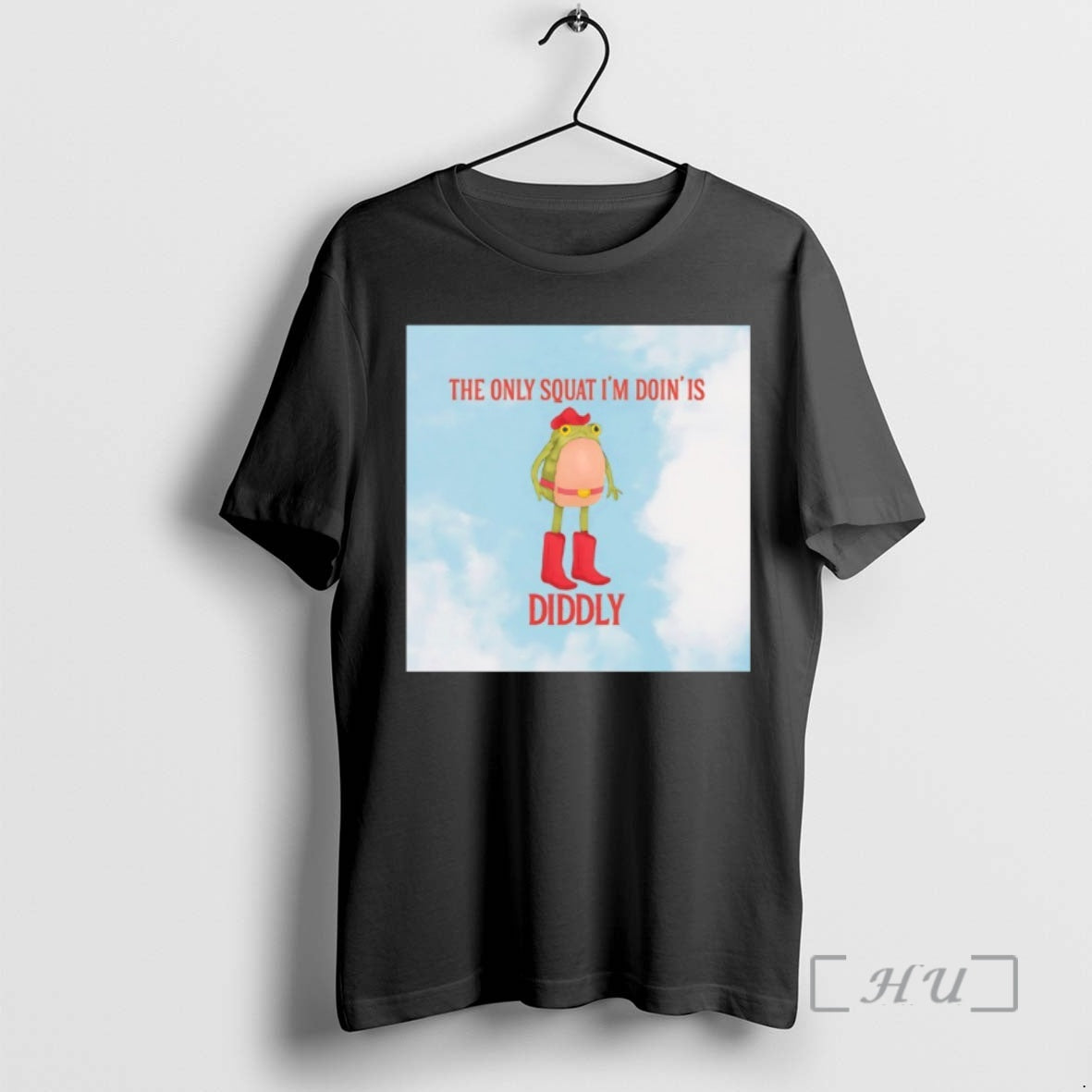 Officials Frog Cowboy The Only Squat Im Doing Is Diddly Funny Premium T Shirts Sweater Hoodie, Sweatshirt | InkRitualCo.com